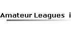 Amateur Leagues  info